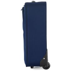Чемодан Semi Line 20 дюймов (S) ручная кладь на 2 колесах полиэстер 600D защищенные колеса +3 кармана объем 34 л синий