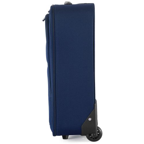 Чемодан Semi Line 20 ручная кладь на 2 колесах полиэстер 600D защищенные колеса +3 кармана объем 34 л синий