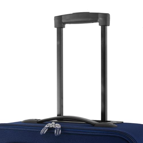 Чемодан Semi Line 24 на 2 колесах полиэстер 600D защищенные колеса +3 кармана объем 50 л синий