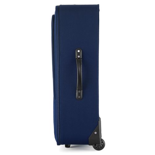 Чемодан Semi Line 28 на 2 колесах полиэстер 600D защищенные колеса +3 кармана объем 75 л синий