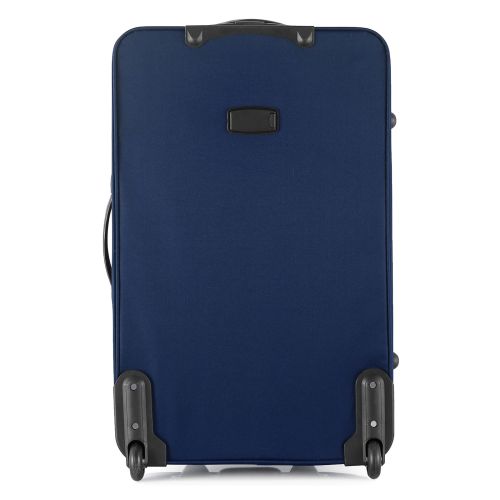 Чемодан Semi Line 28 на 2 колесах полиэстер 600D защищенные колеса +3 кармана объем 75 л синий