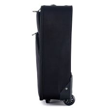 Чемодан Semi Line 20 дюймов (S) ручная кладь на 2 колесах полиэстер 600D защищенные колеса +2 кармана объем 34 л черный