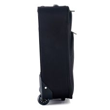 Чемодан Semi Line 20 дюймов (S) ручная кладь на 2 колесах полиэстер 600D защищенные колеса +2 кармана объем 34 л черный