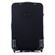 Чемодан Semi Line 24 дюйма (M) на 2 колесах полиэстер 600D защищенные колеса +2 кармана объем 50 л черный