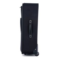 Чемодан Semi Line 28 дюймов на 2 колесах полиэстер 600D защищенные колеса +2 кармана объем 75 л черный