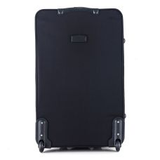 Чемодан Semi Line 28 дюймов на 2 колесах полиэстер 600D защищенные колеса +2 кармана объем 75 л черный