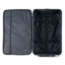 Чемодан Semi Line 28 дюймов на 2 колесах полиэстер 600D защищенные колеса +2 кармана объем 75 л черный