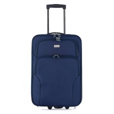 Чемодан Semi Line 20 дюймов (S) ручная кладь на 2 колесах полиэстер 600D защищенные колеса +2 кармана объем 34 л синий
