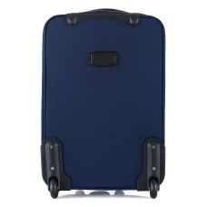 Чемодан Semi Line 20 дюймов (S) ручная кладь на 2 колесах полиэстер 600D защищенные колеса +2 кармана объем 34 л синий