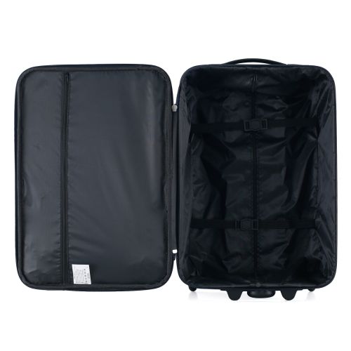 Чемодан Semi Line 20 ручная кладь на 2 колесах полиэстер 600D защищенные колеса +2 кармана объем 34 л синий