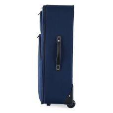 Чемодан Semi Line 28 дюймов на 2 колесах полиэстер 600D защищенные колеса +2 кармана объем 75 л синий