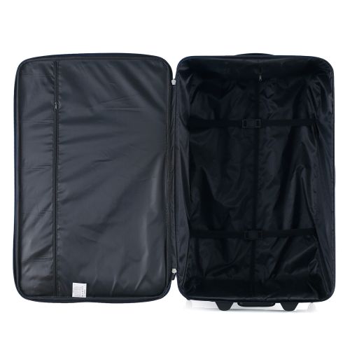 Чемодан Semi Line 28 на 2 колесах полиэстер 600D защищенные колеса +2 кармана объем 75 л синий