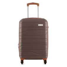 Чемодан Semi Line 20 дюймов (S) ручная кладь на 4 колесах ABS-пластик кодовый замок Расширительный клапан +20% объем 39/54 л серо-коричневый