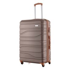 Чемодан Semi Line 28 дюймов на 4 колесах ABS-пластик кодовый замок Расширительный клапан +20% объем 101/121 л серо-коричневый