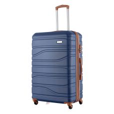 Чемодан Semi Line 28 дюймов на 4 колесах ABS-пластик кодовый замок Расширительный клапан +20% объем 101/121 л темно-синий