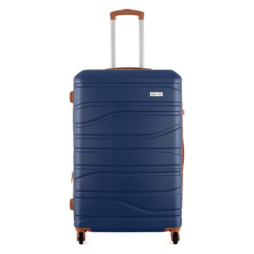 Чемодан Semi Line 28 на 4 колесах ABS-пластик кодовый замок Расширительный клапан +20% объем 101/121 л темно-синий