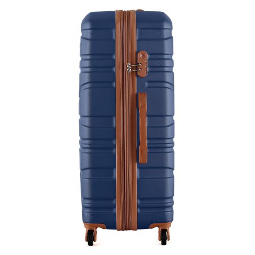 Чемодан Semi Line 28 на 4 колесах ABS-пластик кодовый замок Расширительный клапан +20% объем 101/121 л темно-синий