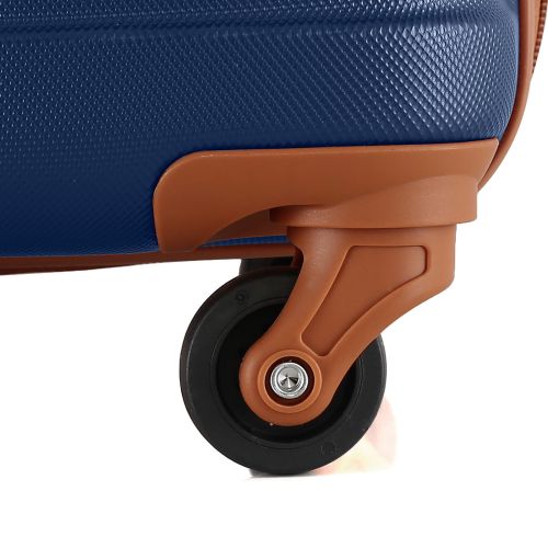 Чемодан Semi Line 28 на 4 колесах ABS-пластик кодовый замок Расширительный клапан +20% объем 101/121 л темно-синий