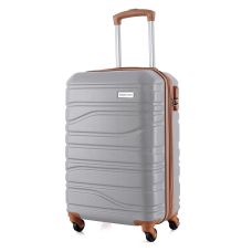 Чемодан Semi Line 20 дюймов (S) ручная кладь на 4 колесах ABS-пластик кодовый замок Расширительный клапан +20% объем 39/54 л светло-серый