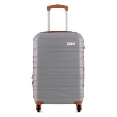 Чемодан Semi Line 20 дюймов (S) ручная кладь на 4 колесах ABS-пластик кодовый замок Расширительный клапан +20% объем 39/54 л светло-серый