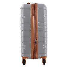 Чемодан Semi Line 20 дюймов (S) ручная кладь на 4 колесах ABS-пластик кодовый замок Расширительный клапан +20% объем 39/54 л светло-серый