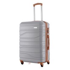 Чемодан Semi Line 24 дюйма (M) на 4 колесах ABS-пластик кодовый замок Расширительный клапан +20% объем 66/79 л светло-серый