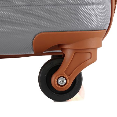 Чемодан Semi Line 28 на 4 колесах ABS-пластик кодовый замок Расширительный клапан +20% объем 101/121 л светло-серый