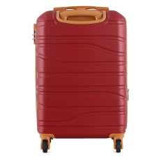 Чемодан Semi Line 20 дюймов (S) ручная кладь на 4 колесах ABS-пластик кодовый замок Расширительный клапан +20% объем 39/54 л вишневый