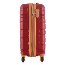 Чемодан Semi Line 20 дюймов (S) ручная кладь на 4 колесах ABS-пластик кодовый замок Расширительный клапан +20% объем 39/54 л вишневый