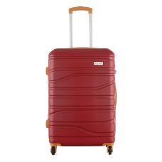 Чемодан Semi Line 24 дюйма (M) на 4 колесах ABS-пластик кодовый замок Расширительный клапан +20% объем 66/79 л вишневый