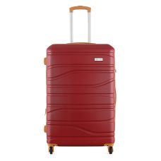 Чемодан Semi Line 28 дюймов на 4 колесах ABS-пластик кодовый замок Расширительный клапан +20% объем 101/121 л вишневый