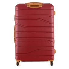 Чемодан Semi Line 28 дюймов на 4 колесах ABS-пластик кодовый замок Расширительный клапан +20% объем 101/121 л вишневый