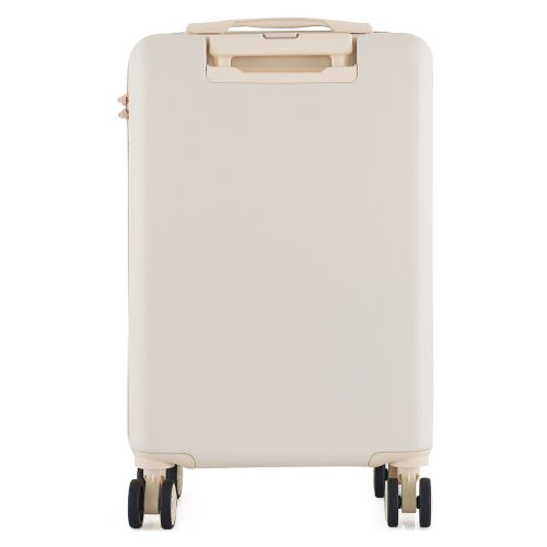 Чемодан Semi Line 20 ручная кладь на 4 колесах ABS-пластик кодовый замок скрытый объем 40 л бежевый