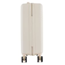 Чемодан Semi Line 20 дюймов (S) ручная кладь на 4 колесах ABS-пластик кодовый замок скрытый объем 40 л бежевый