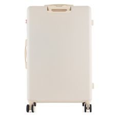 Чемодан Semi Line 28 дюймов (L) Ecru, ABS пластик, 4 колеса 360°, кодовый замок, 101 л, телескопическая ручка, бежевый