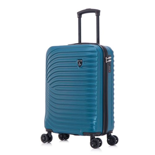 Чемодан Semi Line 20 (S) Blue, ABS пластик, 4 колеса 360°, кодовый замок, ручная кладь, 41 л, синий