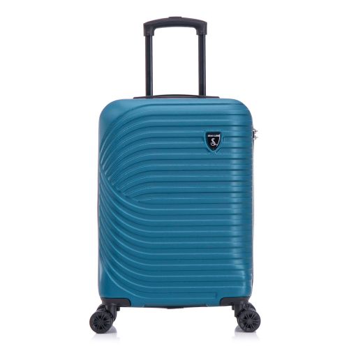 Чемодан Semi Line 20 (S) Blue, ABS пластик, 4 колеса 360°, кодовый замок, ручная кладь, 41 л, синий