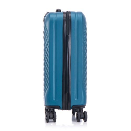 Чемодан Semi Line 20 (S) Blue, ABS пластик, 4 колеса 360°, кодовый замок, ручная кладь, 41 л, синий