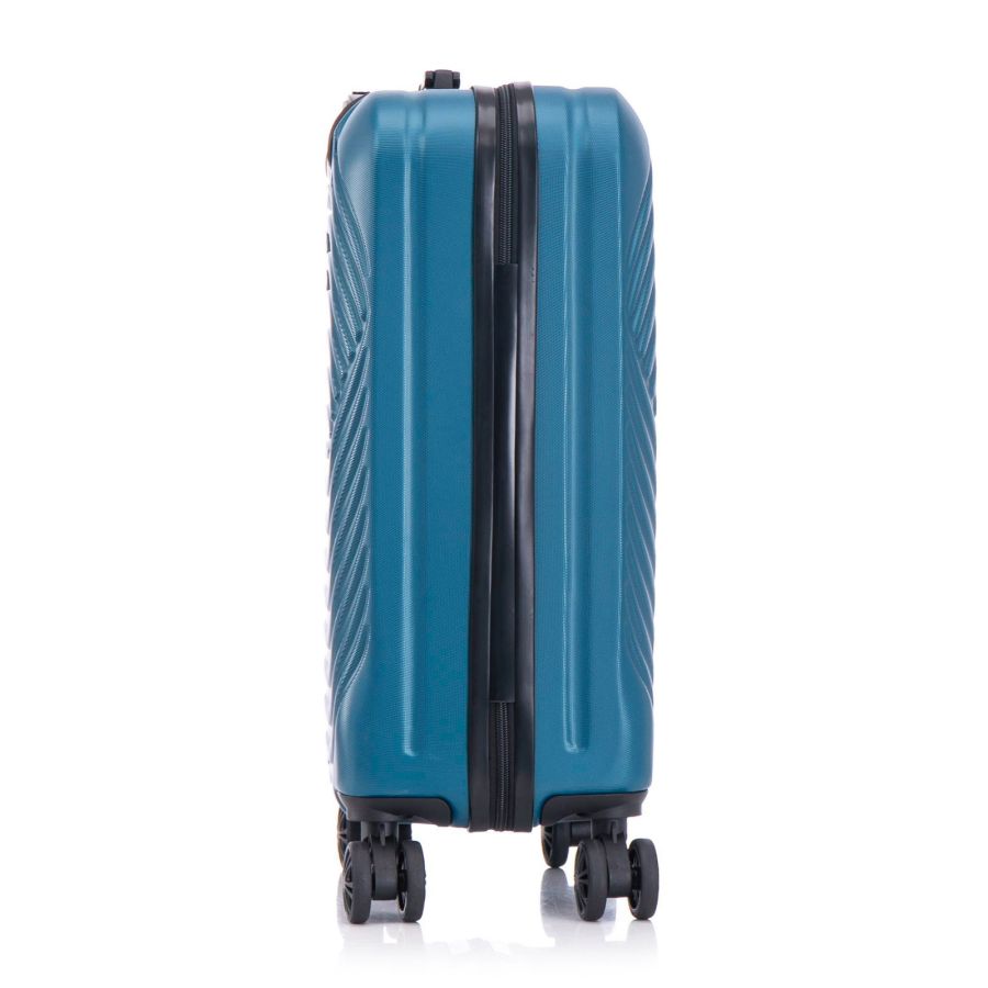 Чемодан Semi Line 20 (S) Blue, ABS пластик, 4 колеса 360°, кодовый замок, ручная кладь, 41 л, синий