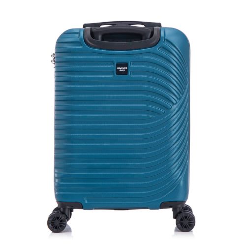 Чемодан Semi Line 20 (S) Blue, ABS пластик, 4 колеса 360°, кодовый замок, ручная кладь, 41 л, синий