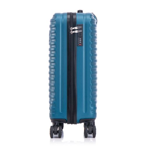 Чемодан Semi Line 20 (S) Blue, ABS пластик, 4 колеса 360°, кодовый замок, ручная кладь, 41 л, синий