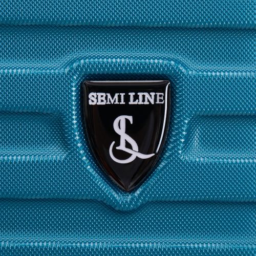 Чемодан Semi Line 20 (S) Blue, ABS пластик, 4 колеса 360°, кодовый замок, ручная кладь, 41 л, синий