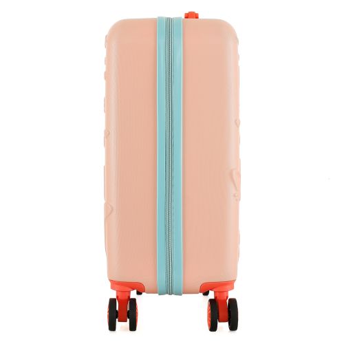 Чемодан детский Semi Line 20 (S) Pink/Blue, ABS пластик, 4 колеса 360°, ручная кладь, 34 л, для детей, персиковый/голубой