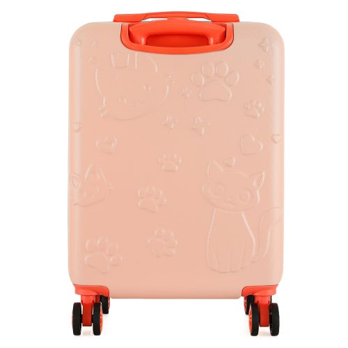 Чемодан детский Semi Line 20 (S) Pink/Blue, ABS пластик, 4 колеса 360°, ручная кладь, 34 л, для детей, персиковый/голубой