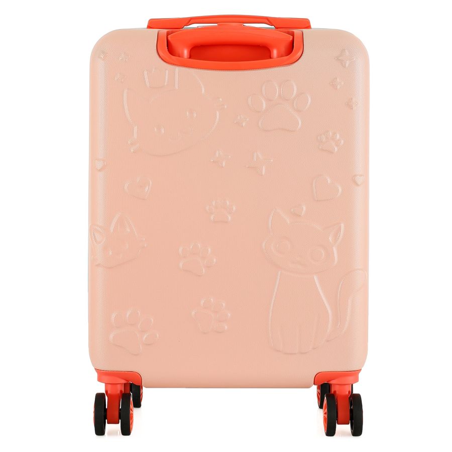 Чемодан детский Semi Line 20 (S) Pink/Blue, ABS пластик, 4 колеса 360°, ручная кладь, 34 л, для детей, персиковый/голубой