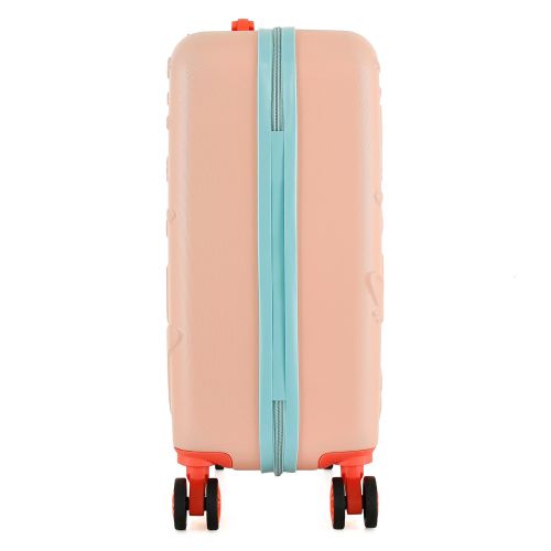 Чемодан детский Semi Line 20 (S) Pink/Blue, ABS пластик, 4 колеса 360°, ручная кладь, 34 л, для детей, персиковый/голубой