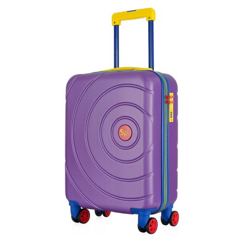 Чемодан Semi Line 20 (S) 40 л фиолетовый T5930-1 54.5x38x21 см ручная кладь телескопическая ручка