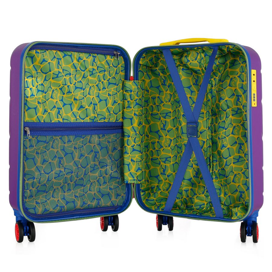 Чемодан Semi Line 20 (S) 40 л фиолетовый T5930-1 54.5x38x21 см ручная кладь телескопическая ручка