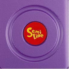 Чемодан Semi Line 20 дюймов (S) дюймов (S) 40 л фиолетовый T5930-1 54.5x38x21 см ручная кладь телескопическая ручка
