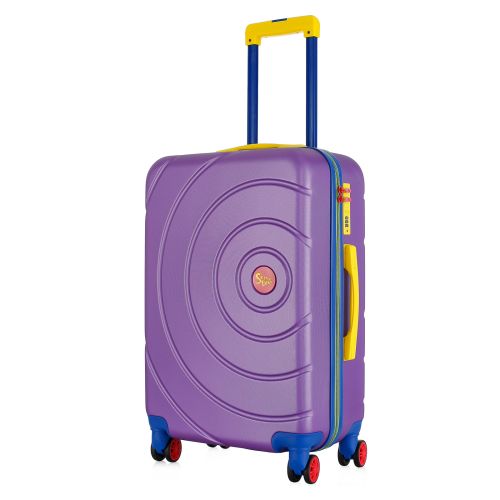 Чемодан Semi Line 24 дюйма (M) 65 л фиолетовый T5930-2 65x44x24.5 см телескопическая ручка кодовый замок